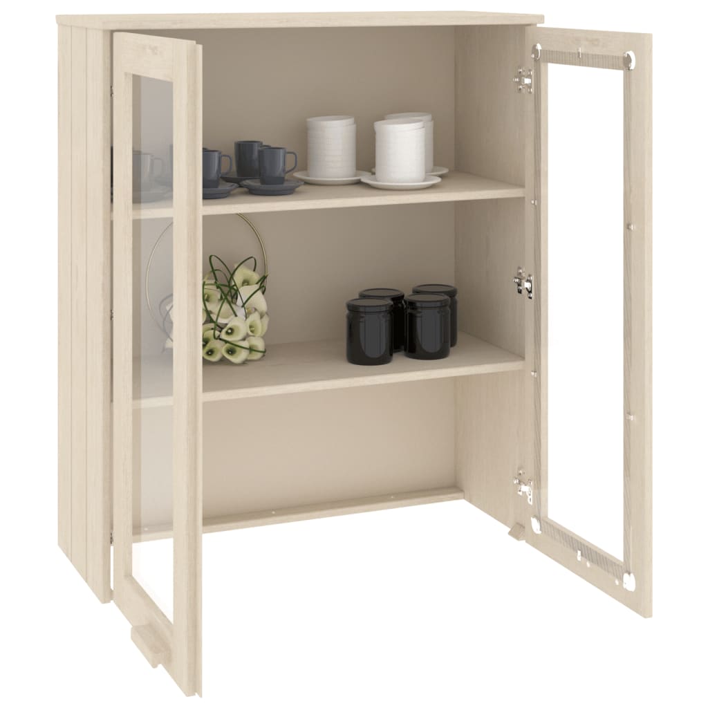 Opzetkast HAMAR 85x35x100 cm massief grenenhout honingbruin is nu te koop bij PeponiXL, paradijselijk wonen!