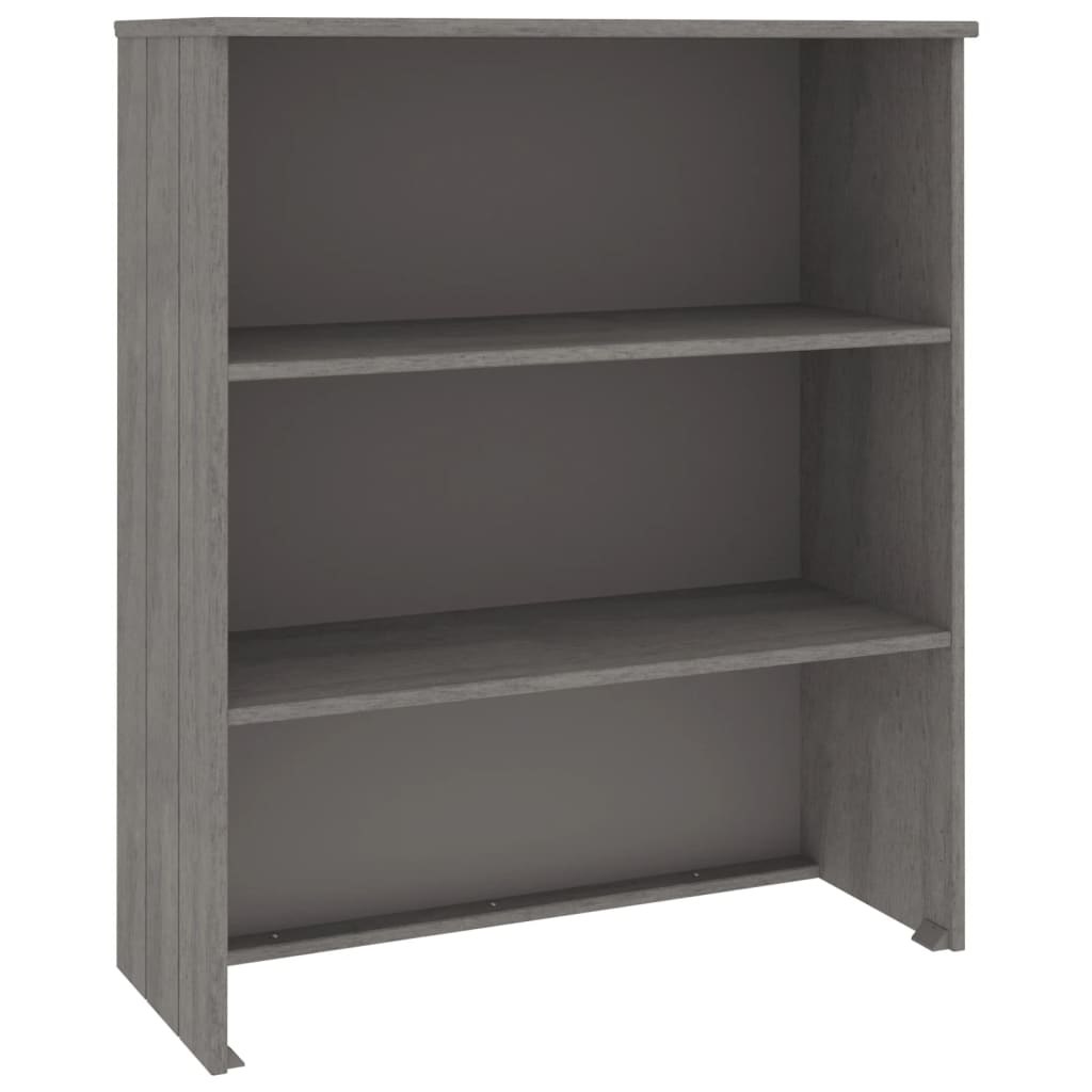 Opzetkast HAMAR 85x35x100 cm massief grenenhout lichtgrijs is nu te koop bij PeponiXL, paradijselijk wonen!