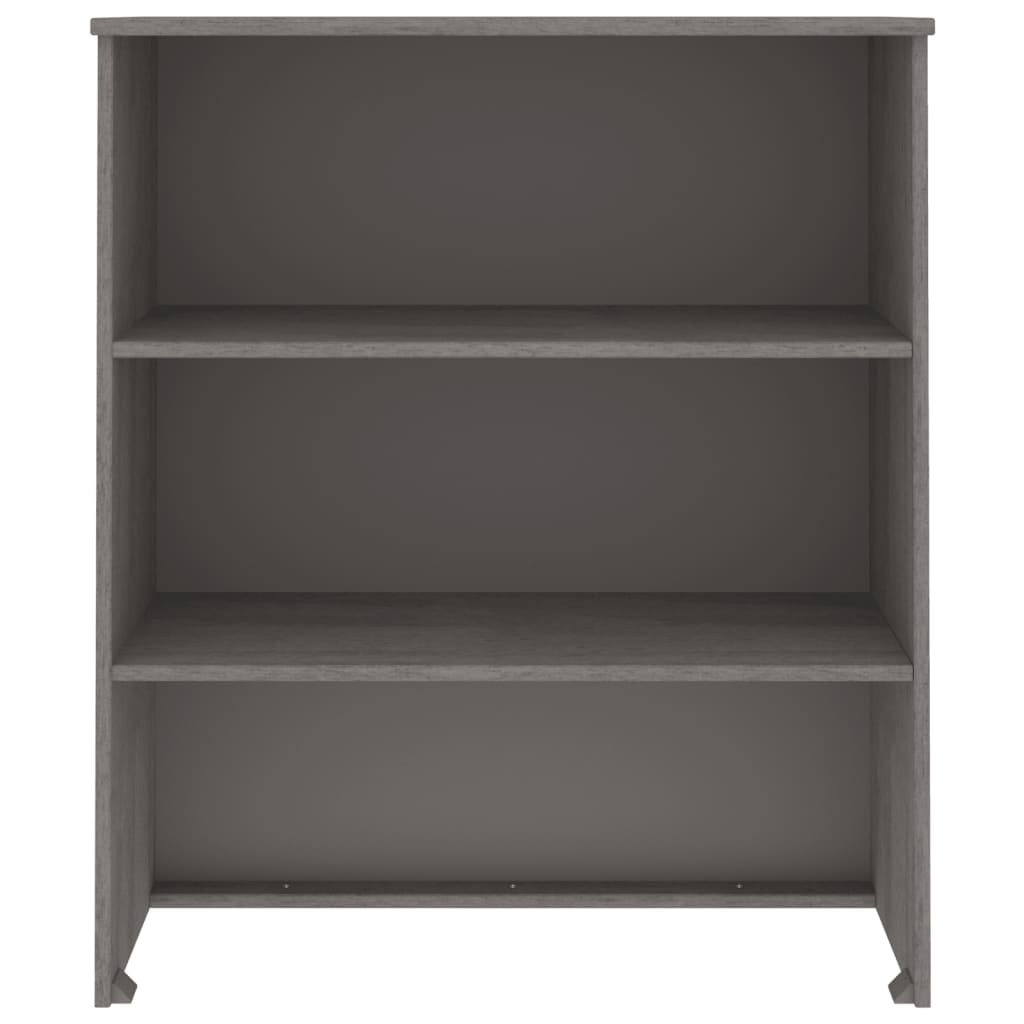 Opzetkast HAMAR 85x35x100 cm massief grenenhout lichtgrijs is nu te koop bij PeponiXL, paradijselijk wonen!