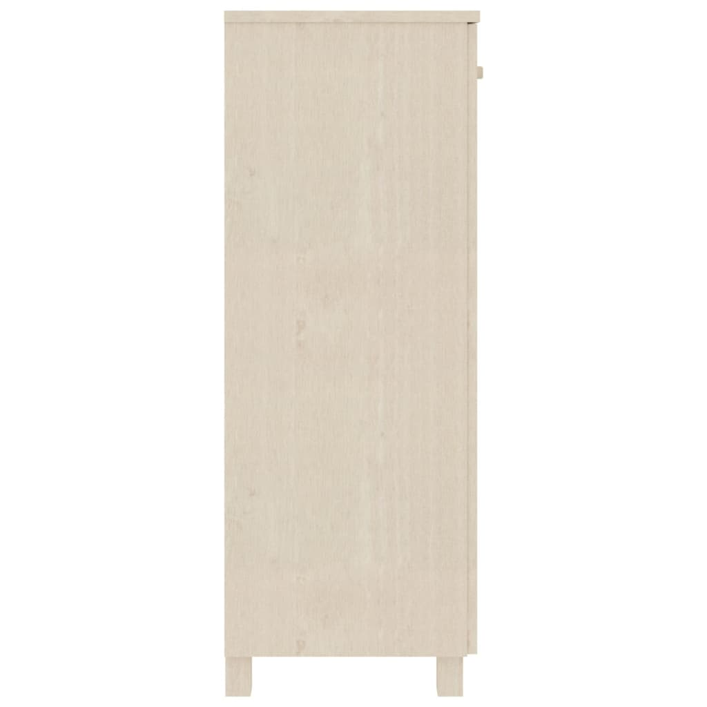 Schoenenkast HAMAR 85x40x108 cm massief grenenhout honingbruin is nu te koop bij PeponiXL, paradijselijk wonen!