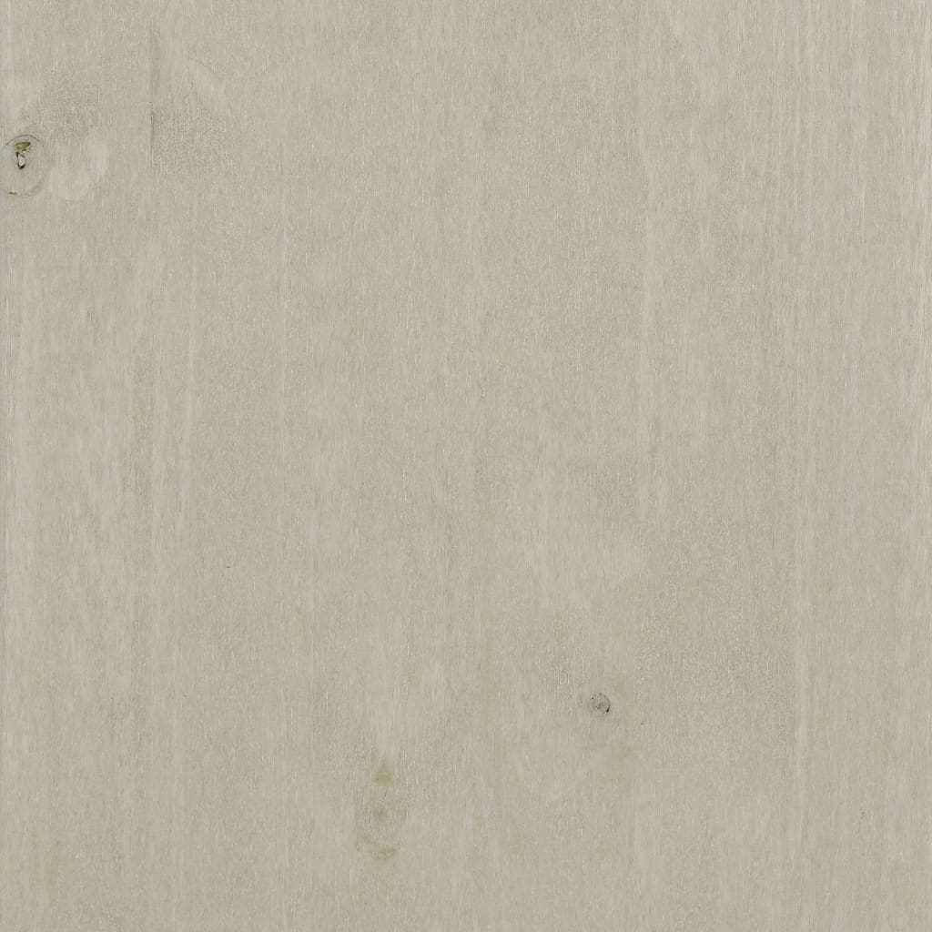 Schoenenkast HAMAR 85x40x108 cm massief grenenhout wit is nu te koop bij PeponiXL, paradijselijk wonen!