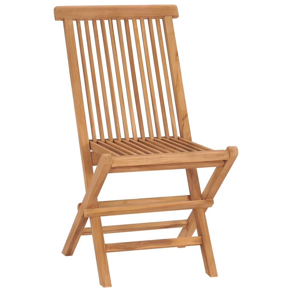 Tuinstoelen 6 st inklapbaar massief teakhout is nu te koop bij PeponiXL, paradijselijk wonen!