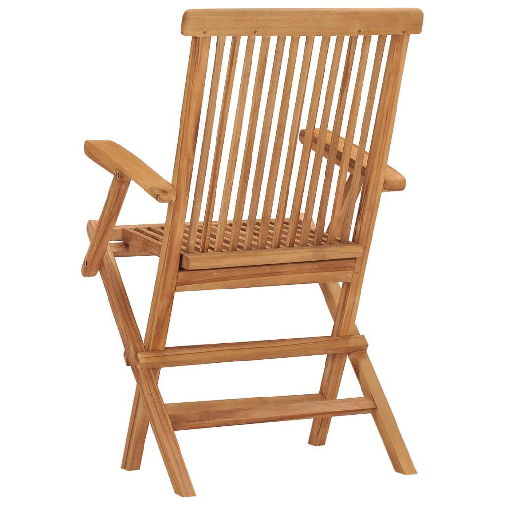Tuinstoelen 6 st inklapbaar massief teakhout is nu te koop bij PeponiXL, paradijselijk wonen!