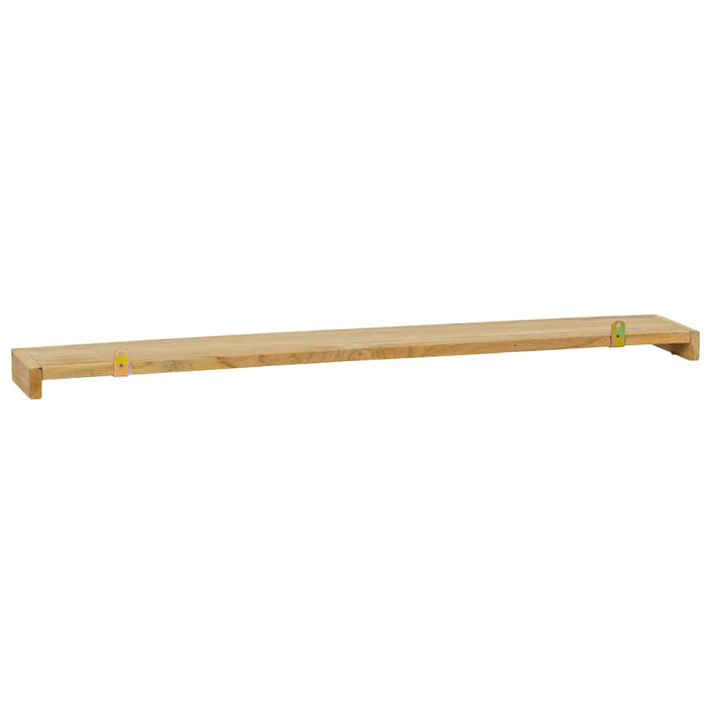 Wandschappen 2 st 90x15x4 cm massief teakhout is nu te koop bij PeponiXL, paradijselijk wonen!