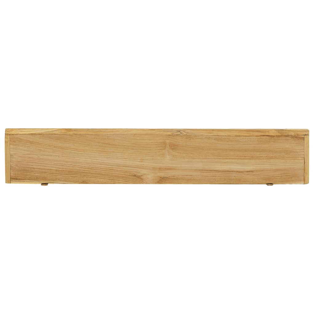 Wandschappen 2 st 90x15x4 cm massief teakhout is nu te koop bij PeponiXL, paradijselijk wonen!