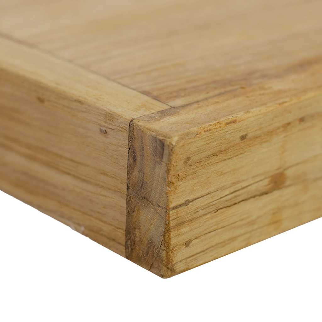 Wandschappen 2 st 90x15x4 cm massief teakhout is nu te koop bij PeponiXL, paradijselijk wonen!