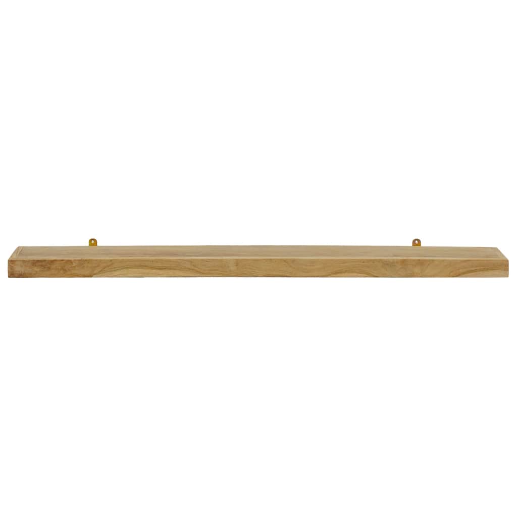 Wandschappen 2 st 110x15x4 cm massief teakhout is nu te koop bij PeponiXL, paradijselijk wonen!