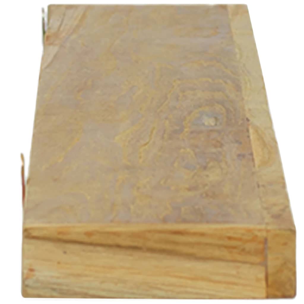 Wandschappen 2 st 110x15x4 cm massief teakhout is nu te koop bij PeponiXL, paradijselijk wonen!