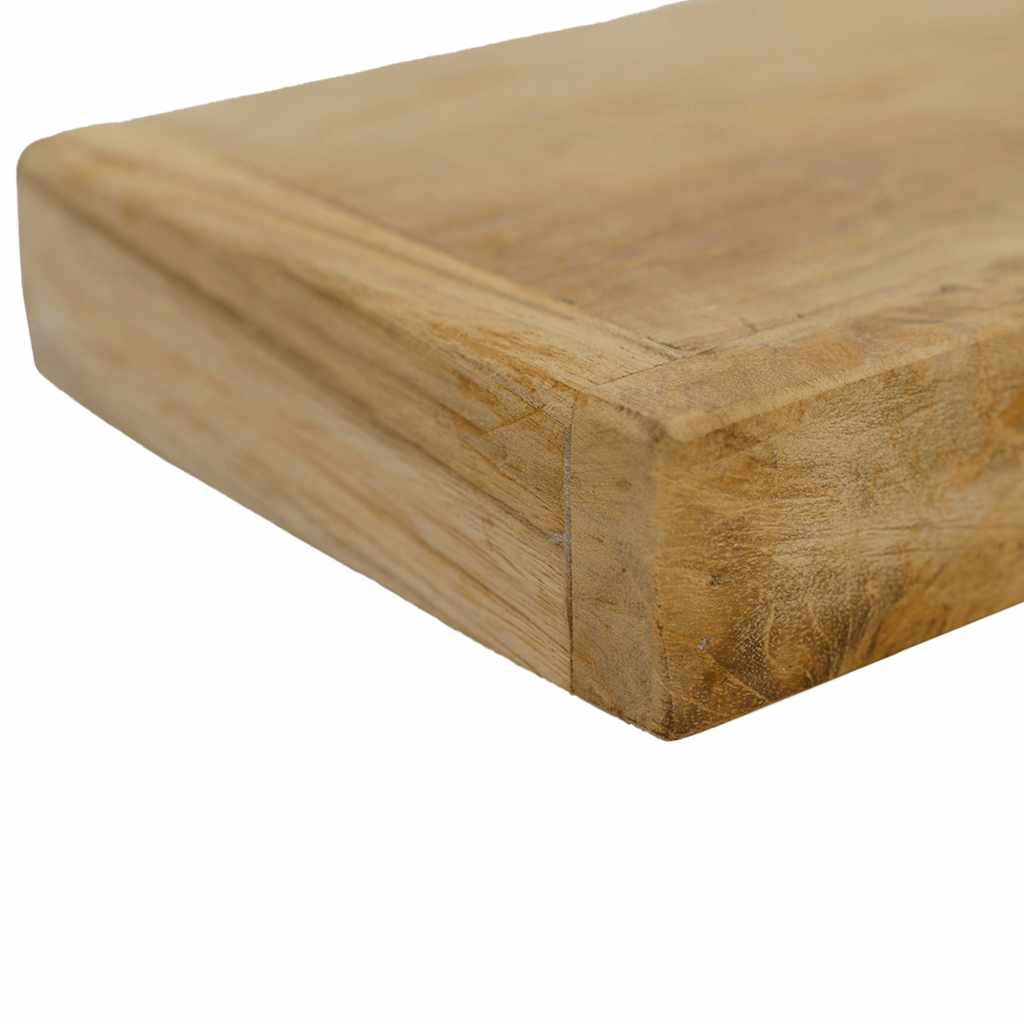 Wandschappen 2 st 110x15x4 cm massief teakhout is nu te koop bij PeponiXL, paradijselijk wonen!