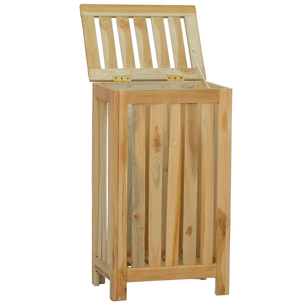 Wasmand 35x25x60 cm massief teakhout is nu te koop bij PeponiXL, paradijselijk wonen!
