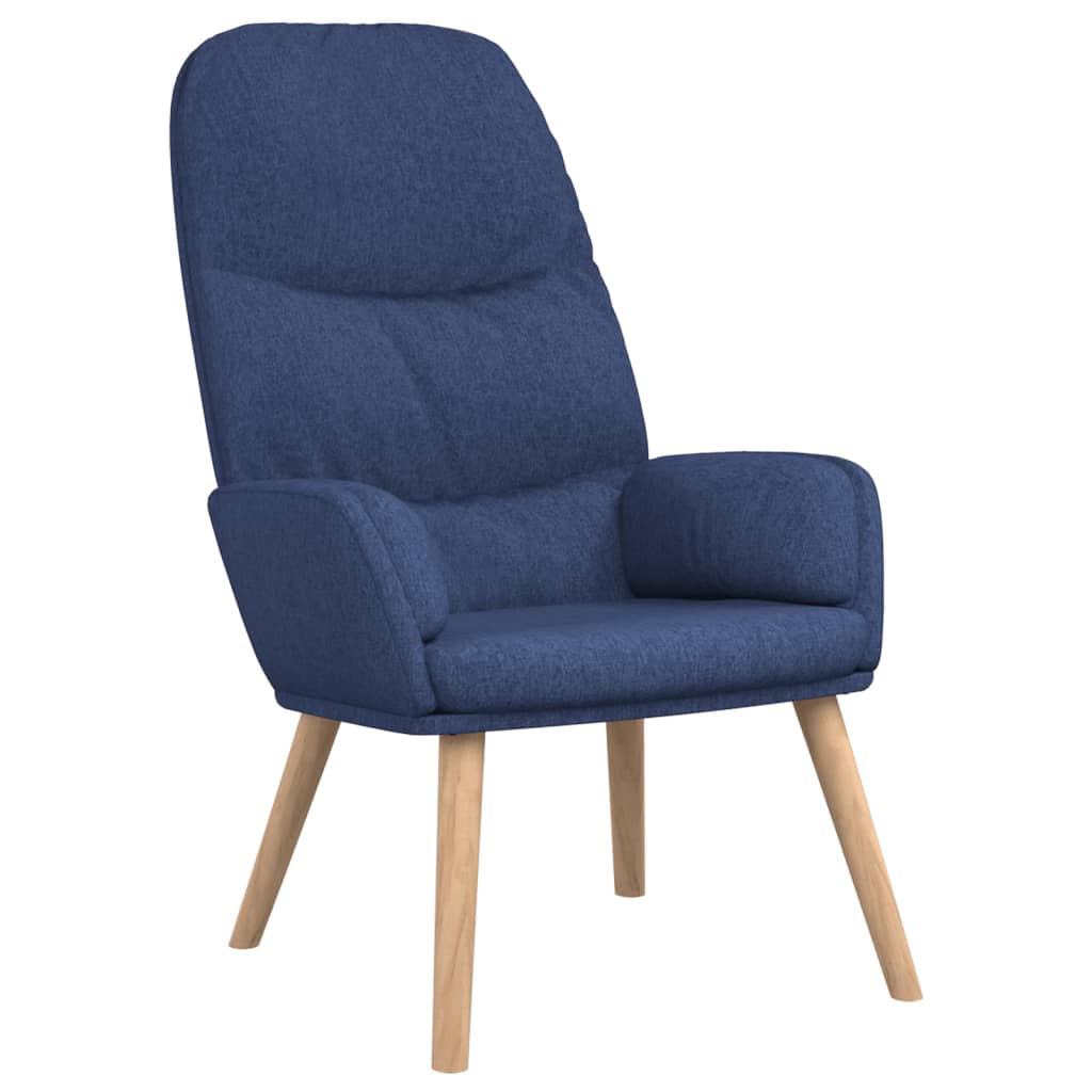 Relaxstoel stof blauw is nu te koop bij PeponiXL, paradijselijk wonen!