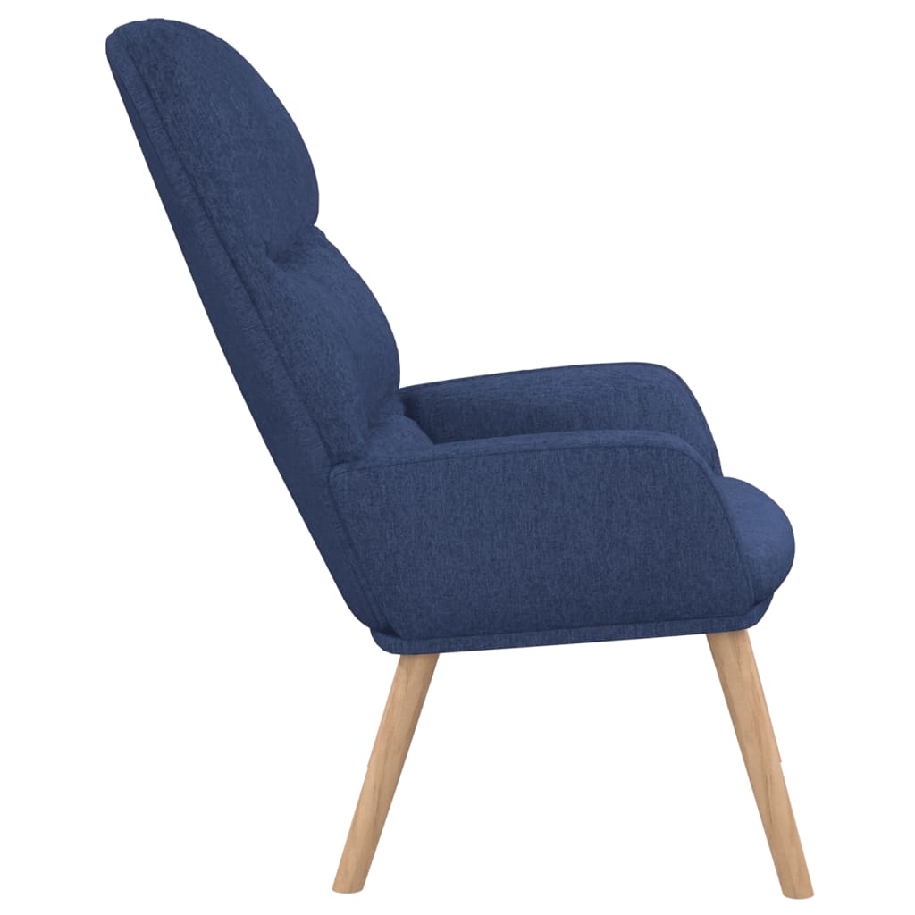 Relaxstoel stof blauw is nu te koop bij PeponiXL, paradijselijk wonen!