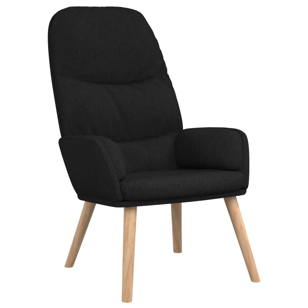 Relaxstoel stof zwart is nu te koop bij PeponiXL, paradijselijk wonen!