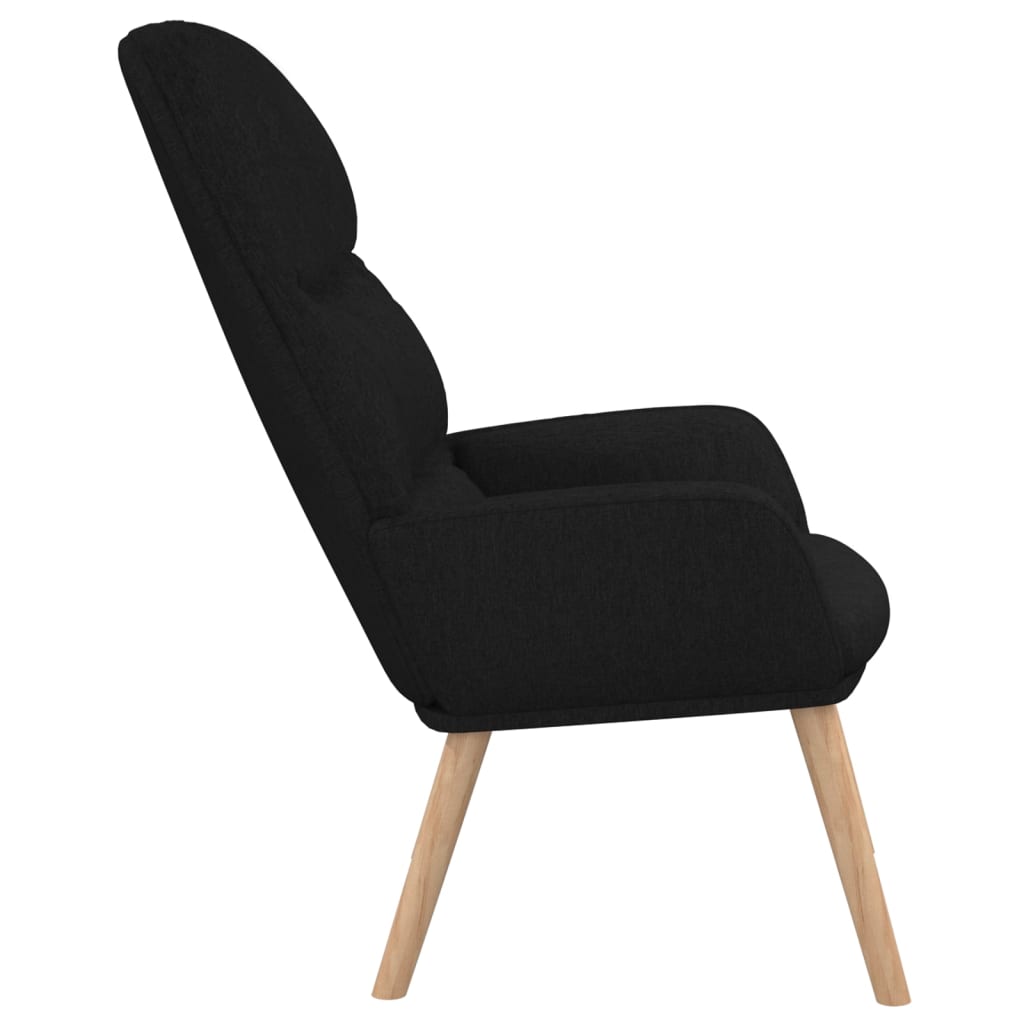 Relaxstoel stof zwart is nu te koop bij PeponiXL, paradijselijk wonen!
