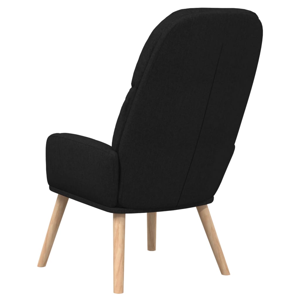 Relaxstoel stof zwart is nu te koop bij PeponiXL, paradijselijk wonen!