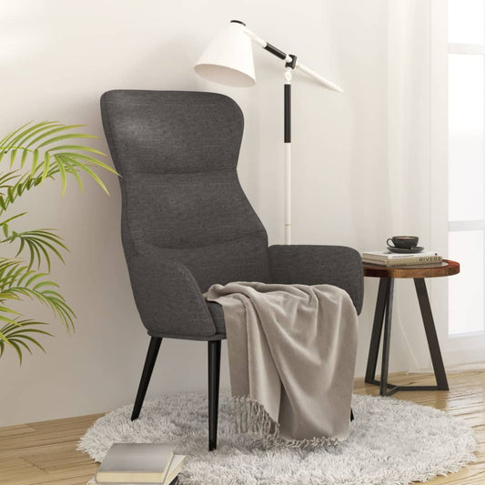 Relaxstoel stof donkergrijs is nu te koop bij PeponiXL, paradijselijk wonen!