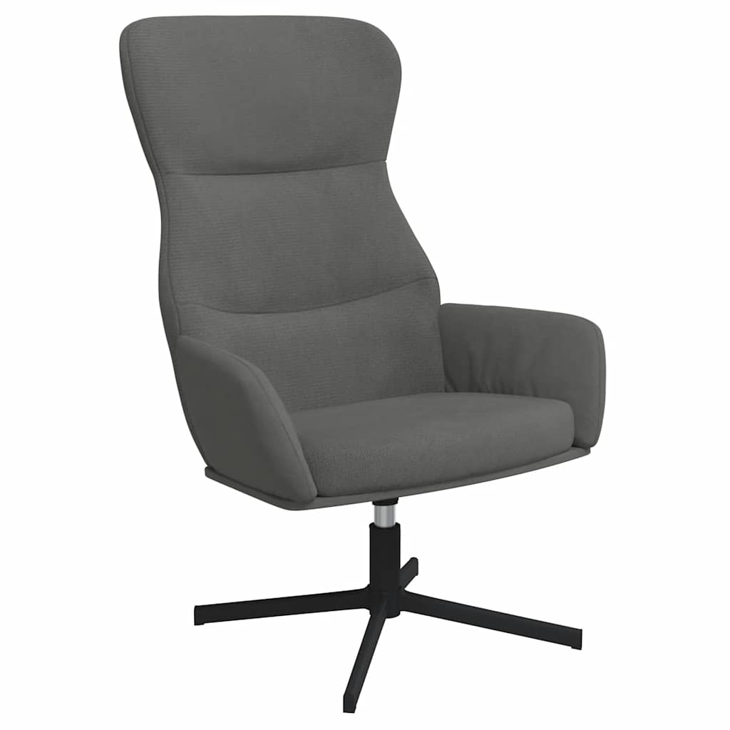 Relaxstoel fluweel donkergrijs is nu te koop bij PeponiXL, paradijselijk wonen!
