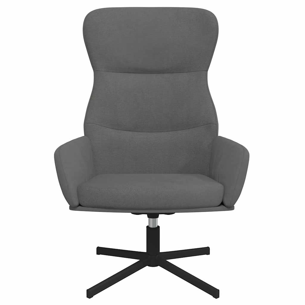 Relaxstoel fluweel donkergrijs is nu te koop bij PeponiXL, paradijselijk wonen!