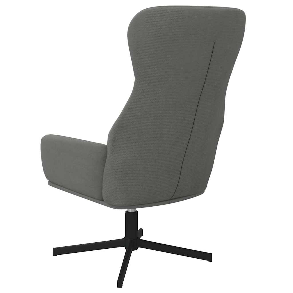 Relaxstoel fluweel donkergrijs is nu te koop bij PeponiXL, paradijselijk wonen!