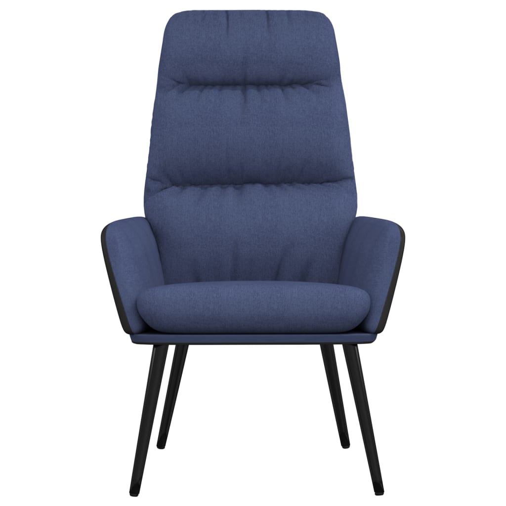 Relaxstoel stof blauw