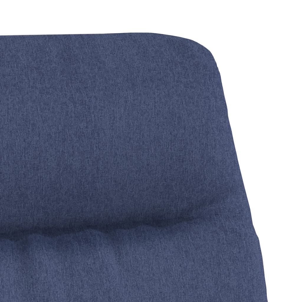 Relaxstoel stof blauw