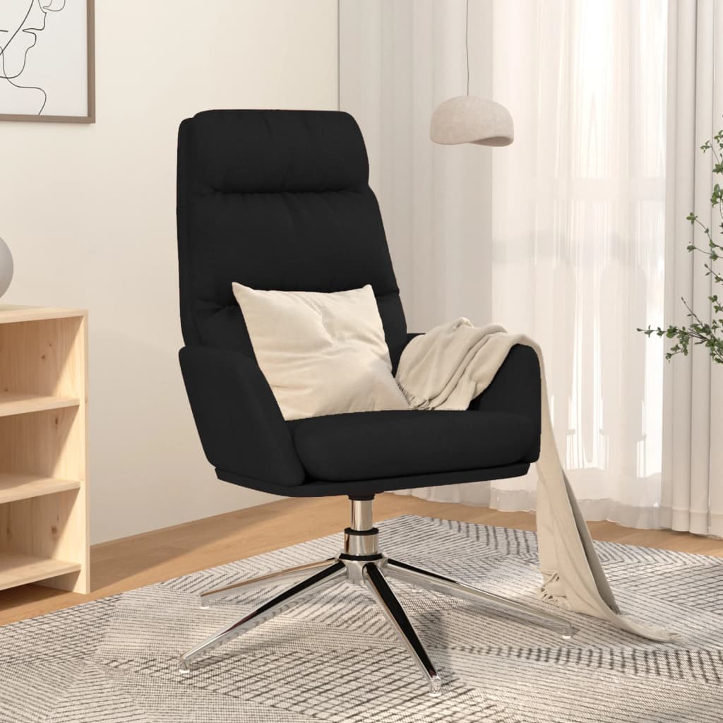 Relaxstoel stof zwart is nu te koop bij PeponiXL, paradijselijk wonen!