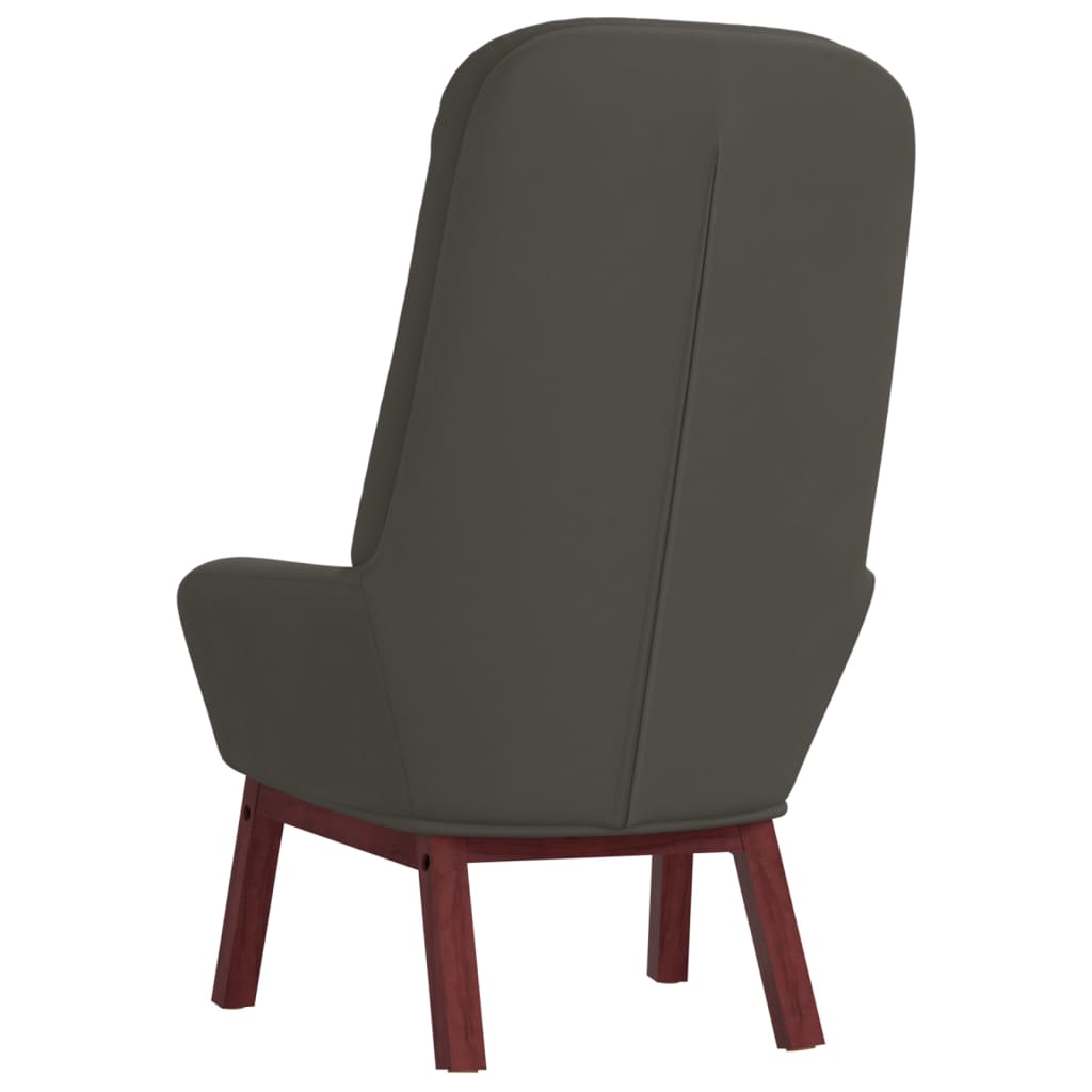 Relaxstoel fluweel donkergrijs is nu te koop bij PeponiXL, paradijselijk wonen!