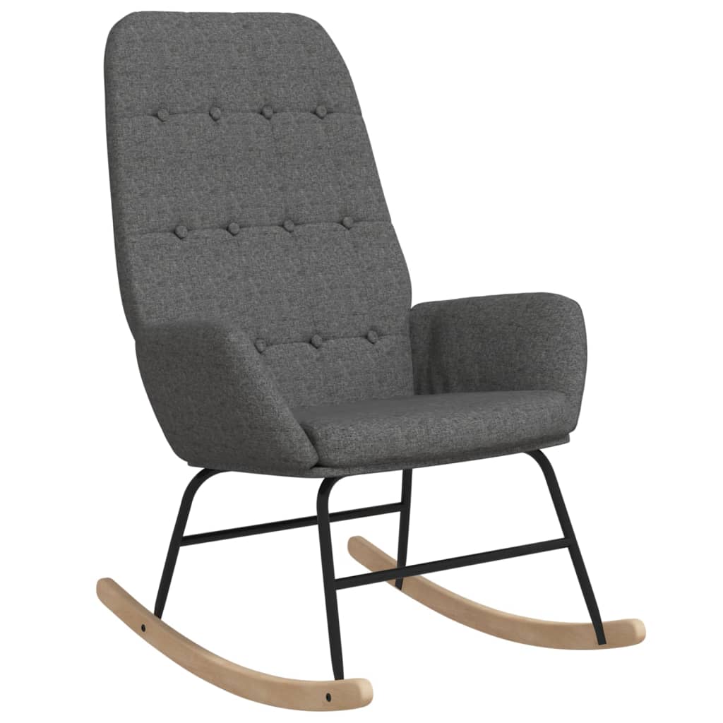 Schommelstoel stof lichtgrijs is nu te koop bij PeponiXL, paradijselijk wonen!