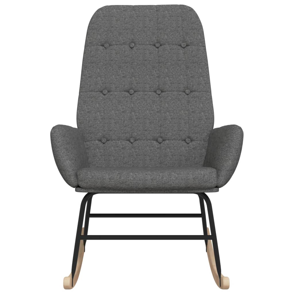 Schommelstoel stof lichtgrijs is nu te koop bij PeponiXL, paradijselijk wonen!