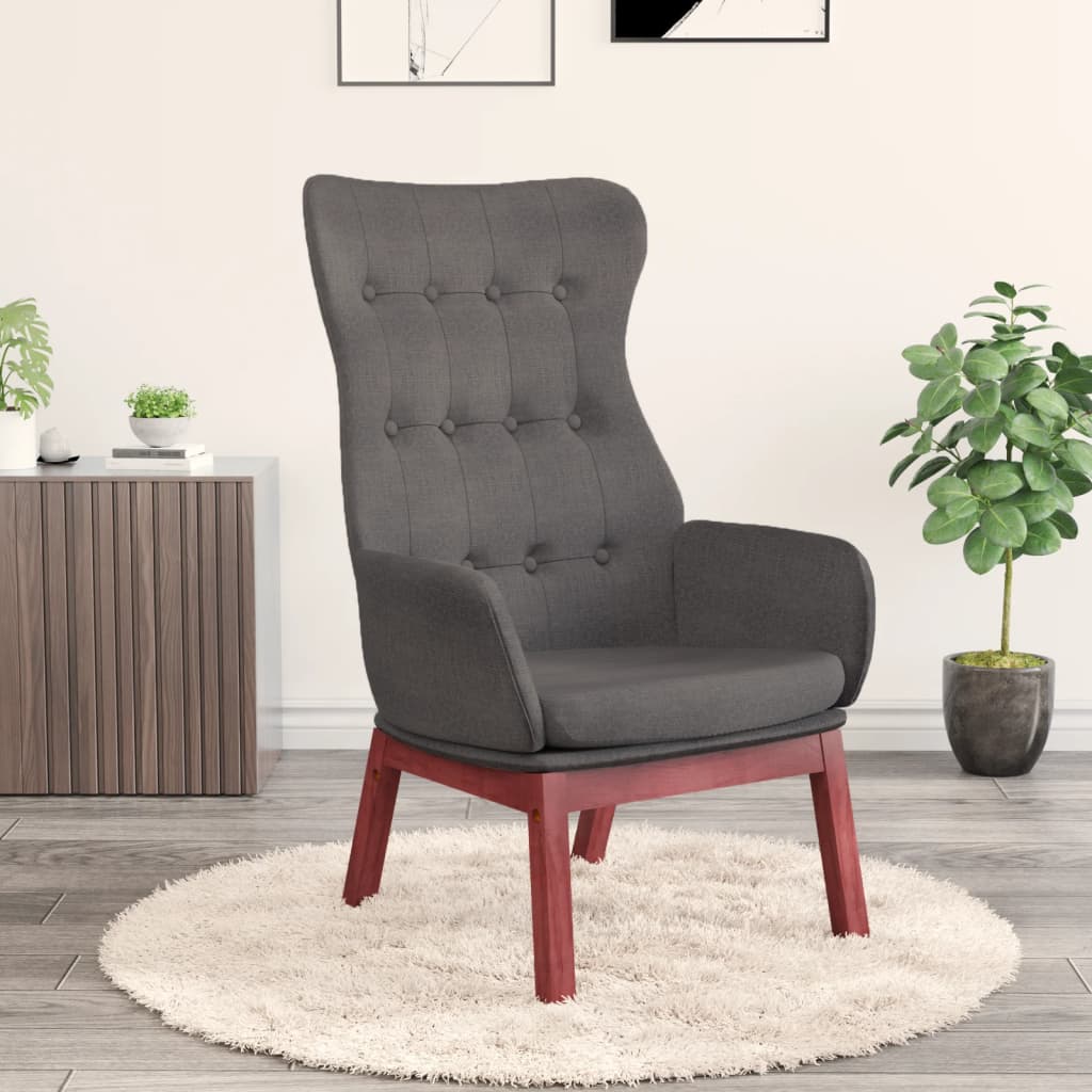 Relaxstoel stof donkergrijs is nu te koop bij PeponiXL, paradijselijk wonen!