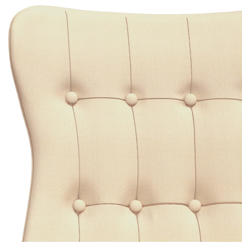 Relaxstoel stof crèmekleurig is nu te koop bij PeponiXL, paradijselijk wonen!
