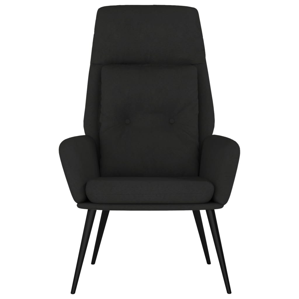 Relaxstoel kunstsuède zwart is nu te koop bij PeponiXL, paradijselijk wonen!
