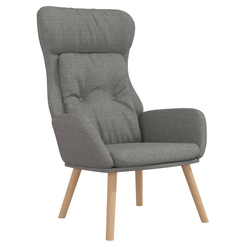 Relaxstoel stof lichtgrijs is nu te koop bij PeponiXL, paradijselijk wonen!
