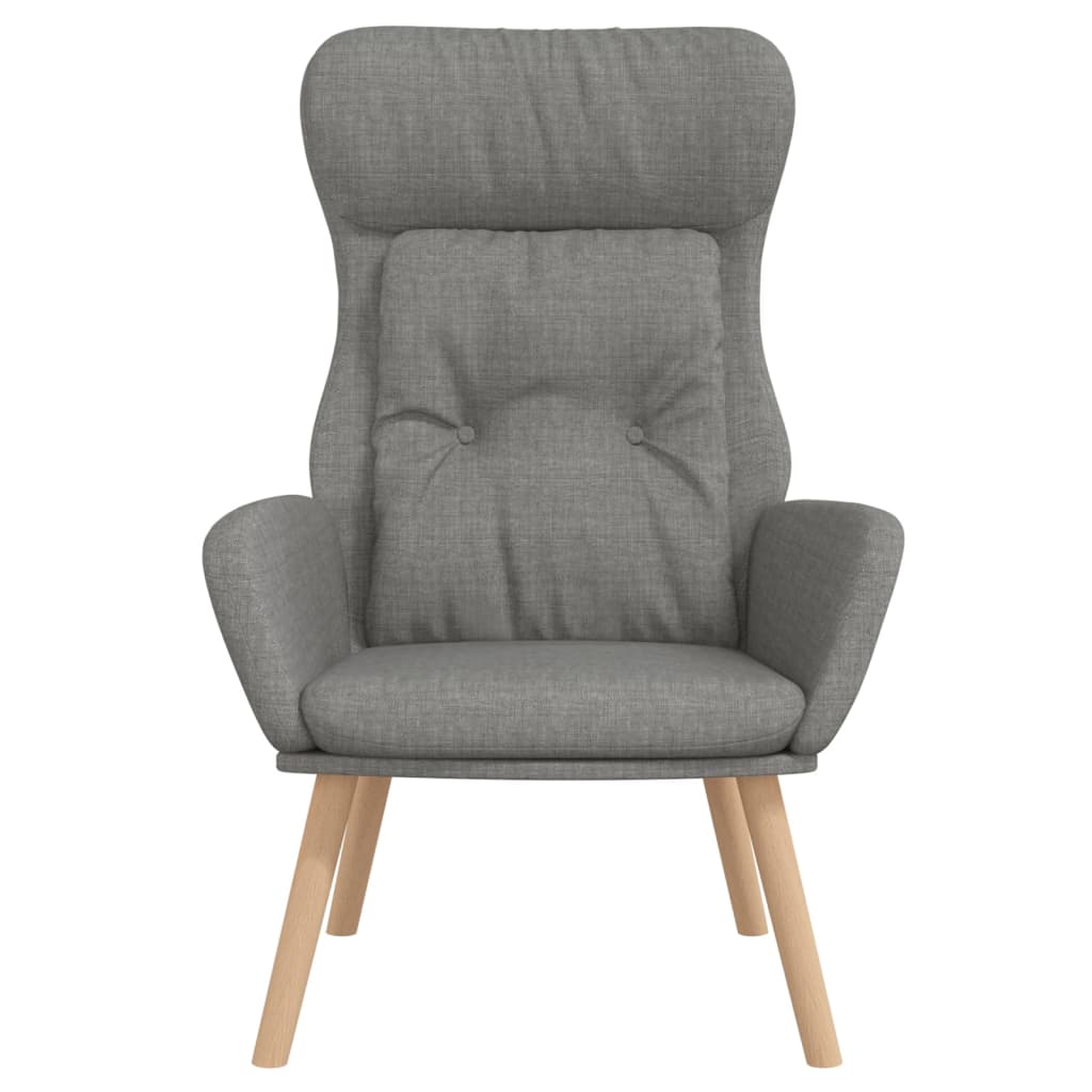 Relaxstoel stof lichtgrijs is nu te koop bij PeponiXL, paradijselijk wonen!