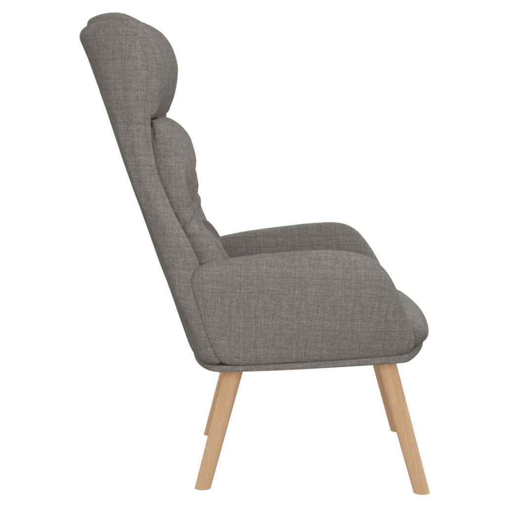 Relaxstoel stof lichtgrijs is nu te koop bij PeponiXL, paradijselijk wonen!