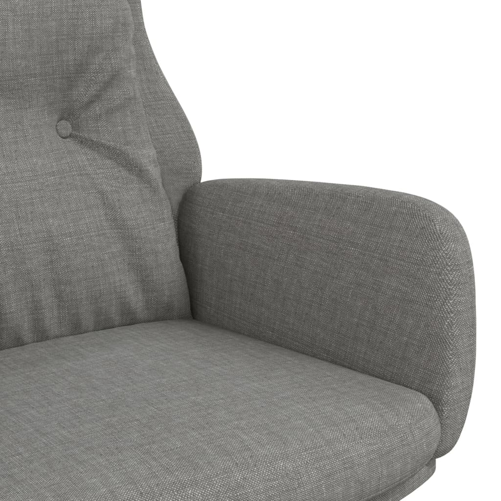 Relaxstoel stof lichtgrijs is nu te koop bij PeponiXL, paradijselijk wonen!