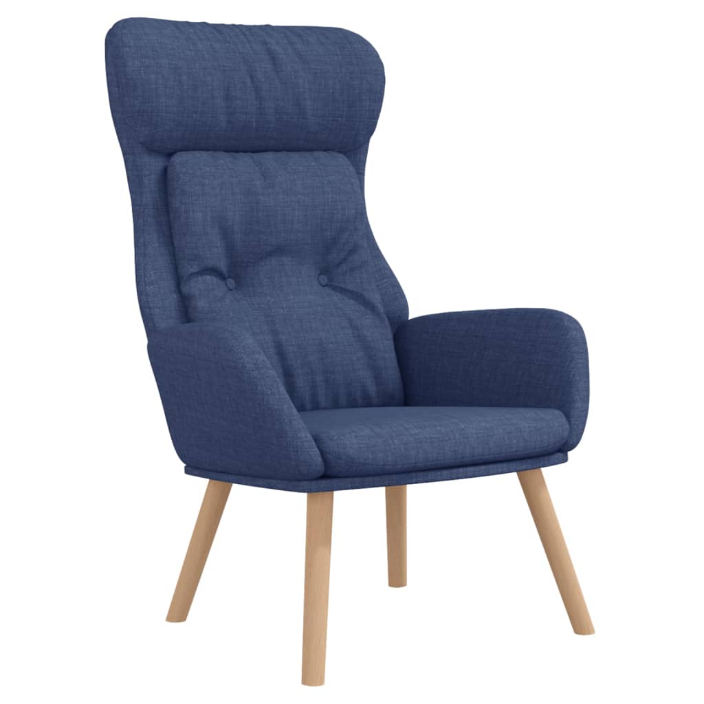 Relaxstoel stof blauw is nu te koop bij PeponiXL, paradijselijk wonen!