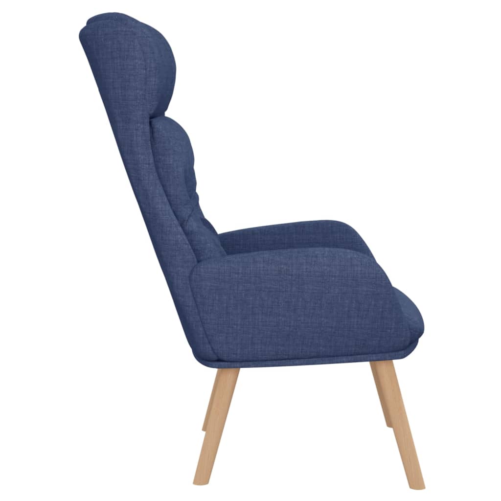 Relaxstoel stof blauw is nu te koop bij PeponiXL, paradijselijk wonen!
