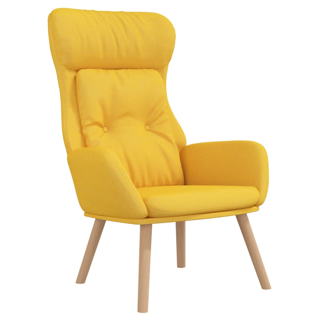 Relaxstoel stof mosterdgeel is nu te koop bij PeponiXL, paradijselijk wonen!