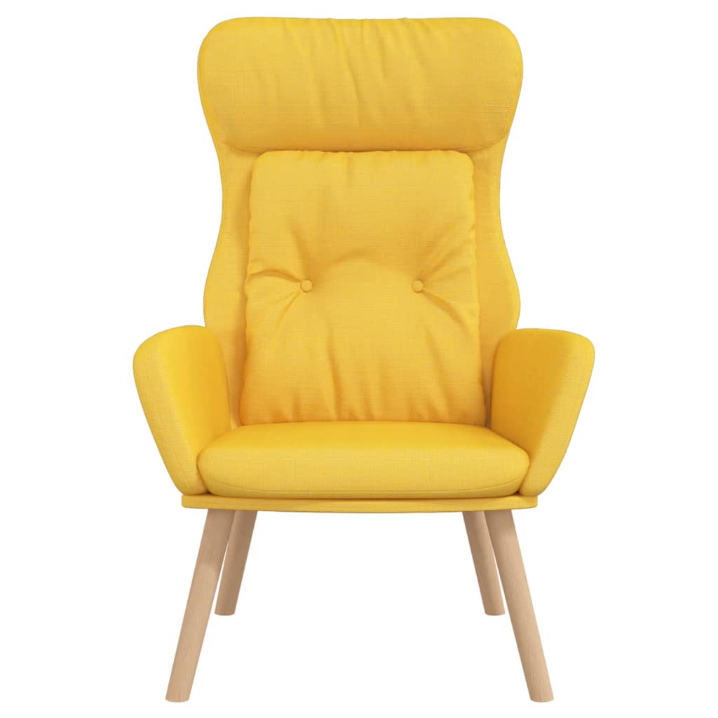 Relaxstoel stof mosterdgeel is nu te koop bij PeponiXL, paradijselijk wonen!