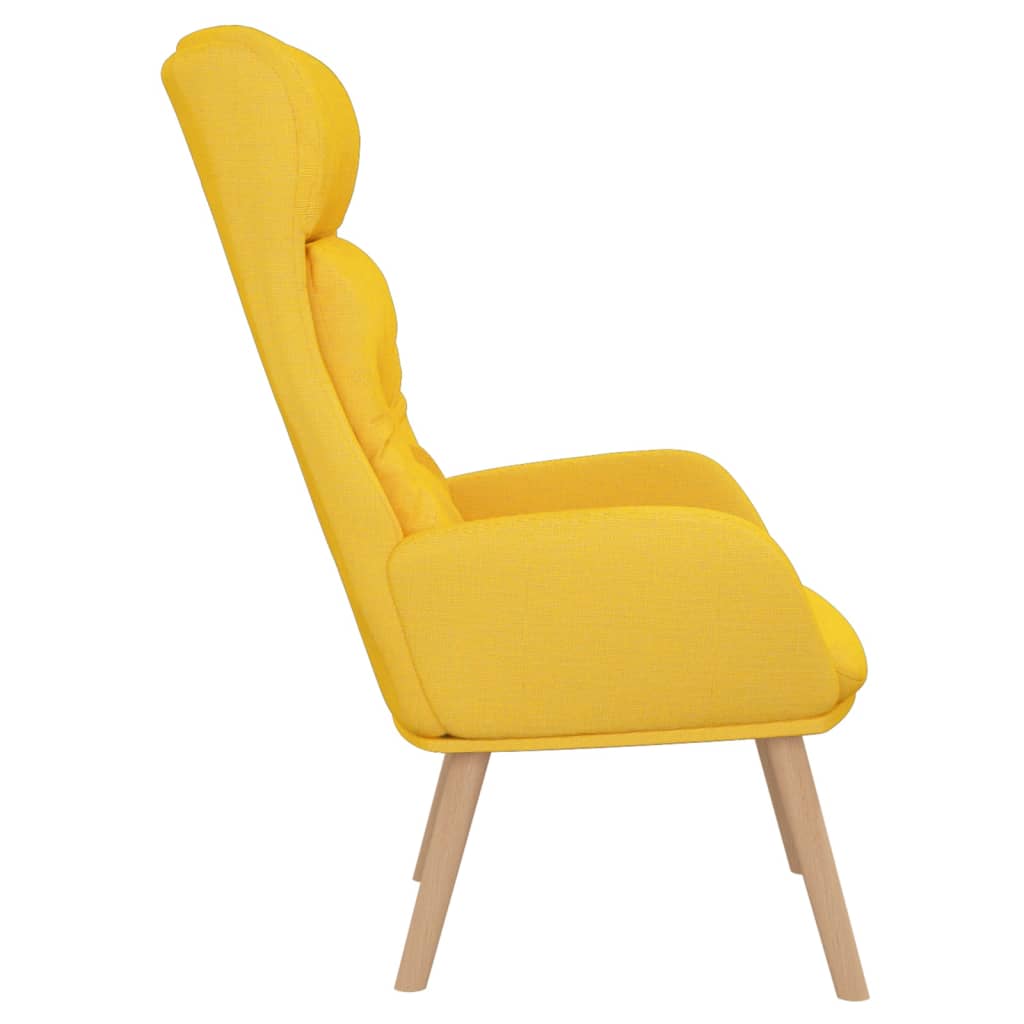 Relaxstoel stof mosterdgeel is nu te koop bij PeponiXL, paradijselijk wonen!