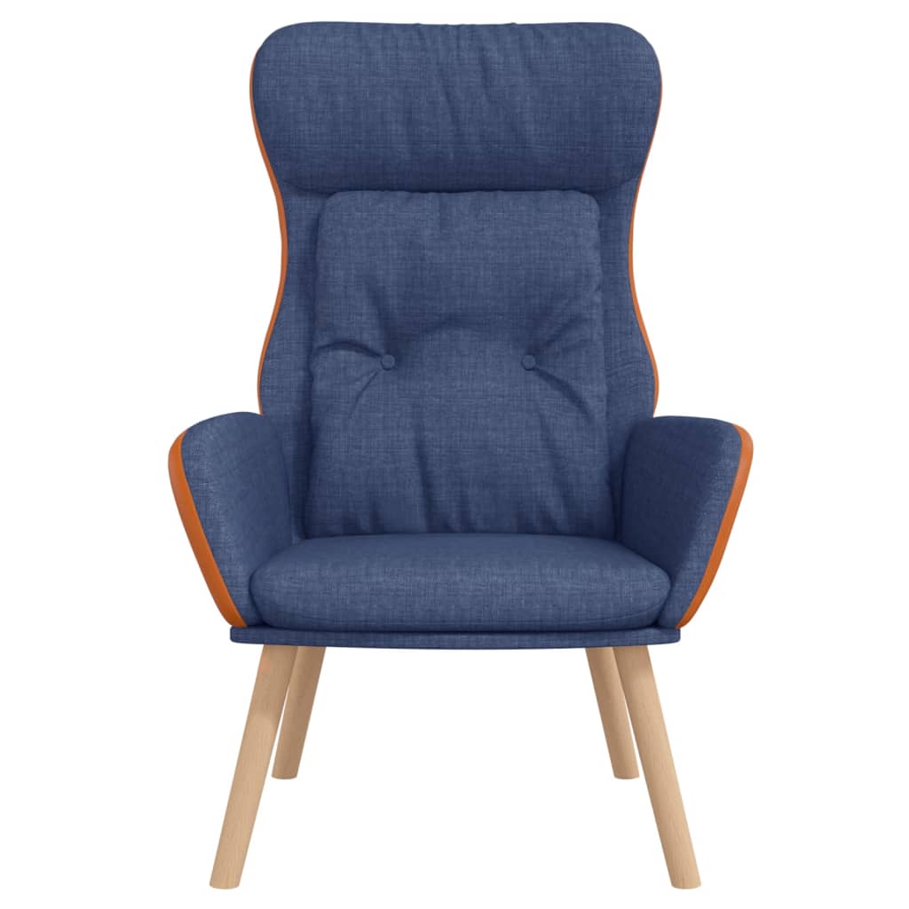 Relaxstoel stof en PVC blauw is nu te koop bij PeponiXL, paradijselijk wonen!