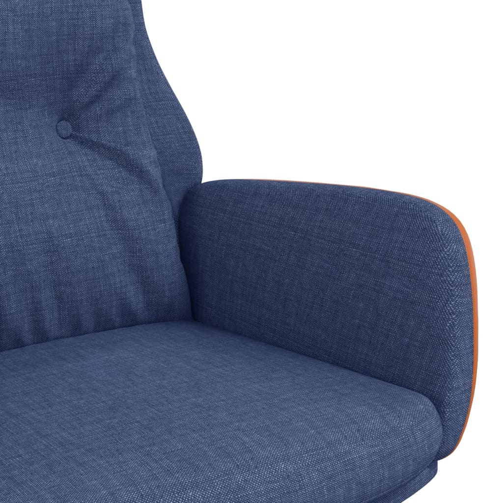 Relaxstoel stof en PVC blauw is nu te koop bij PeponiXL, paradijselijk wonen!