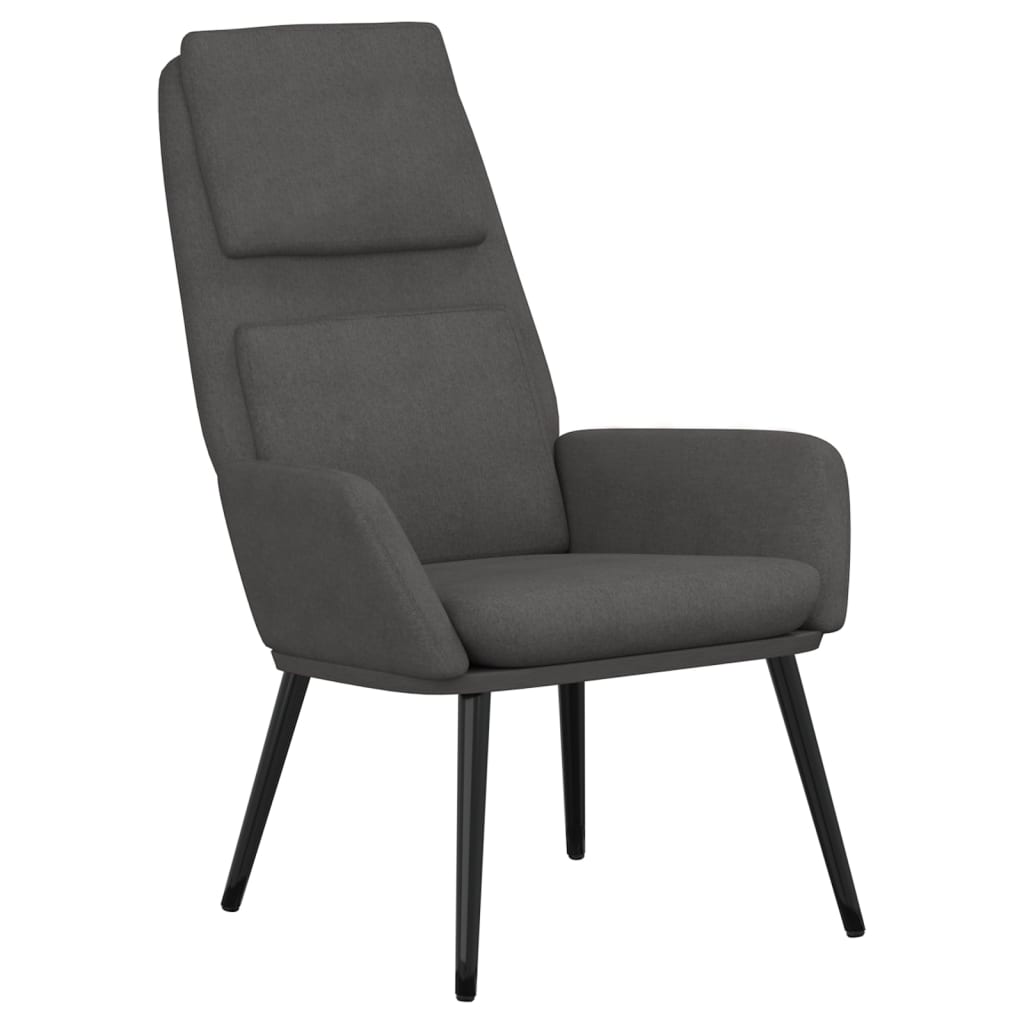 Relaxstoel stof donkergrijs is nu te koop bij PeponiXL, paradijselijk wonen!