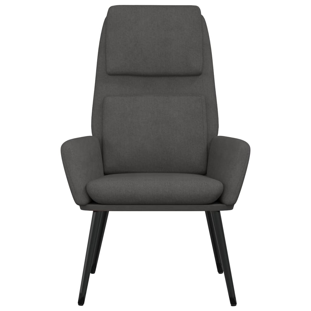 Relaxstoel stof donkergrijs is nu te koop bij PeponiXL, paradijselijk wonen!