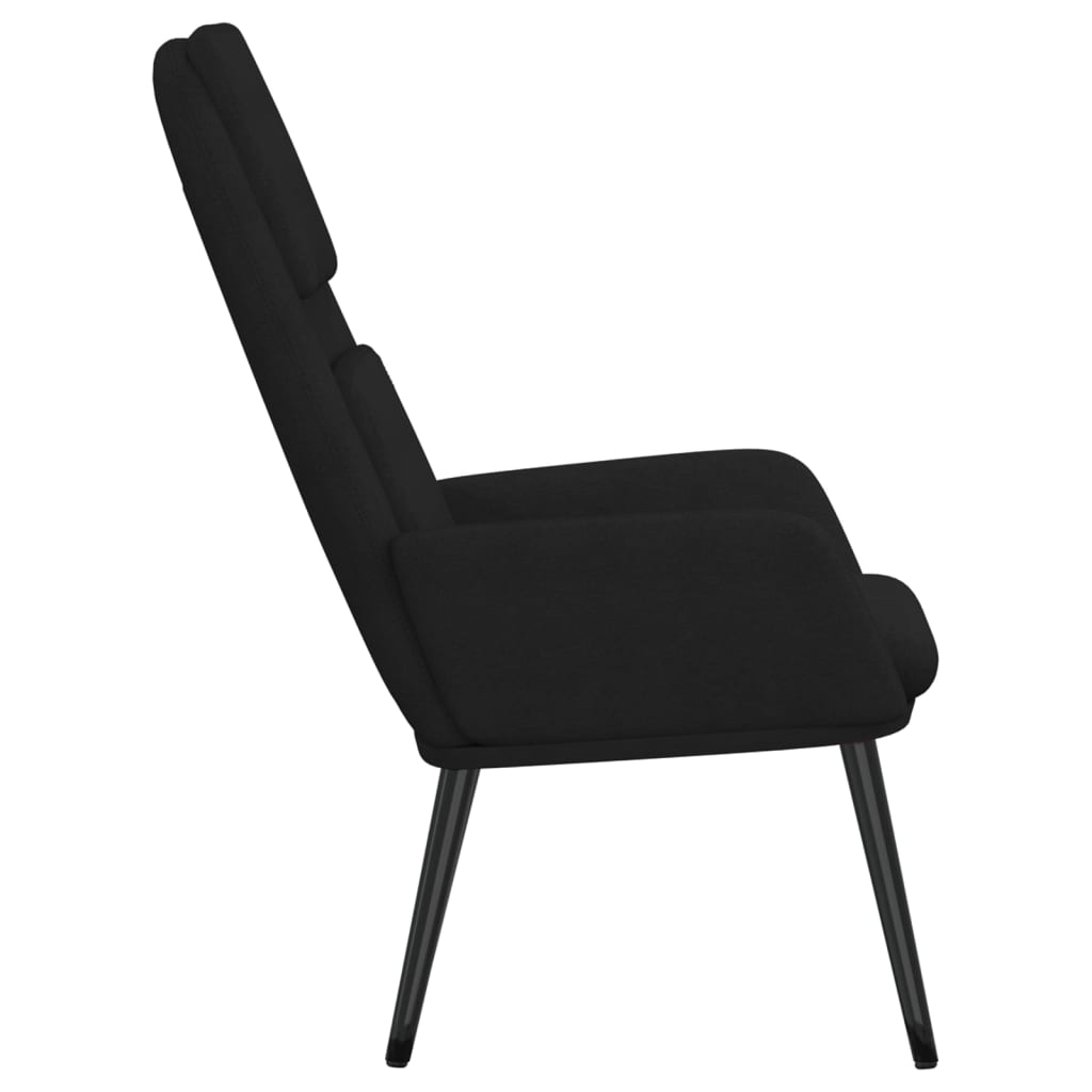 Relaxstoel stof zwart is nu te koop bij PeponiXL, paradijselijk wonen!