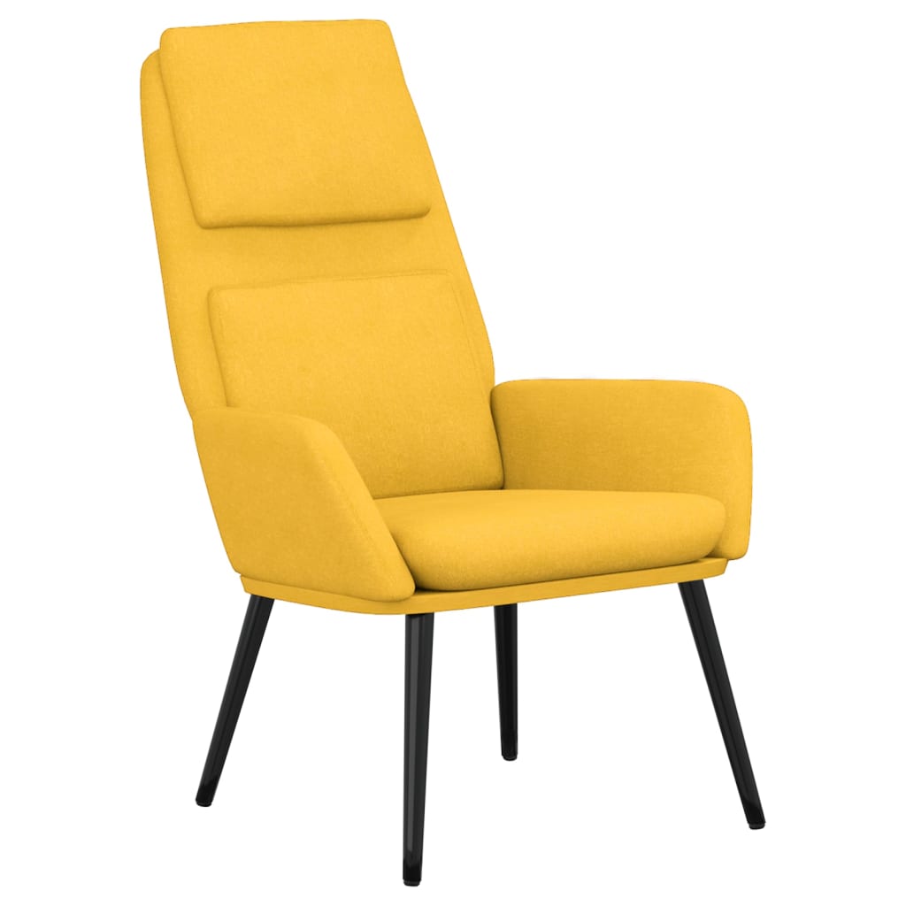 Relaxstoel stof mosterdgeel is nu te koop bij PeponiXL, paradijselijk wonen!