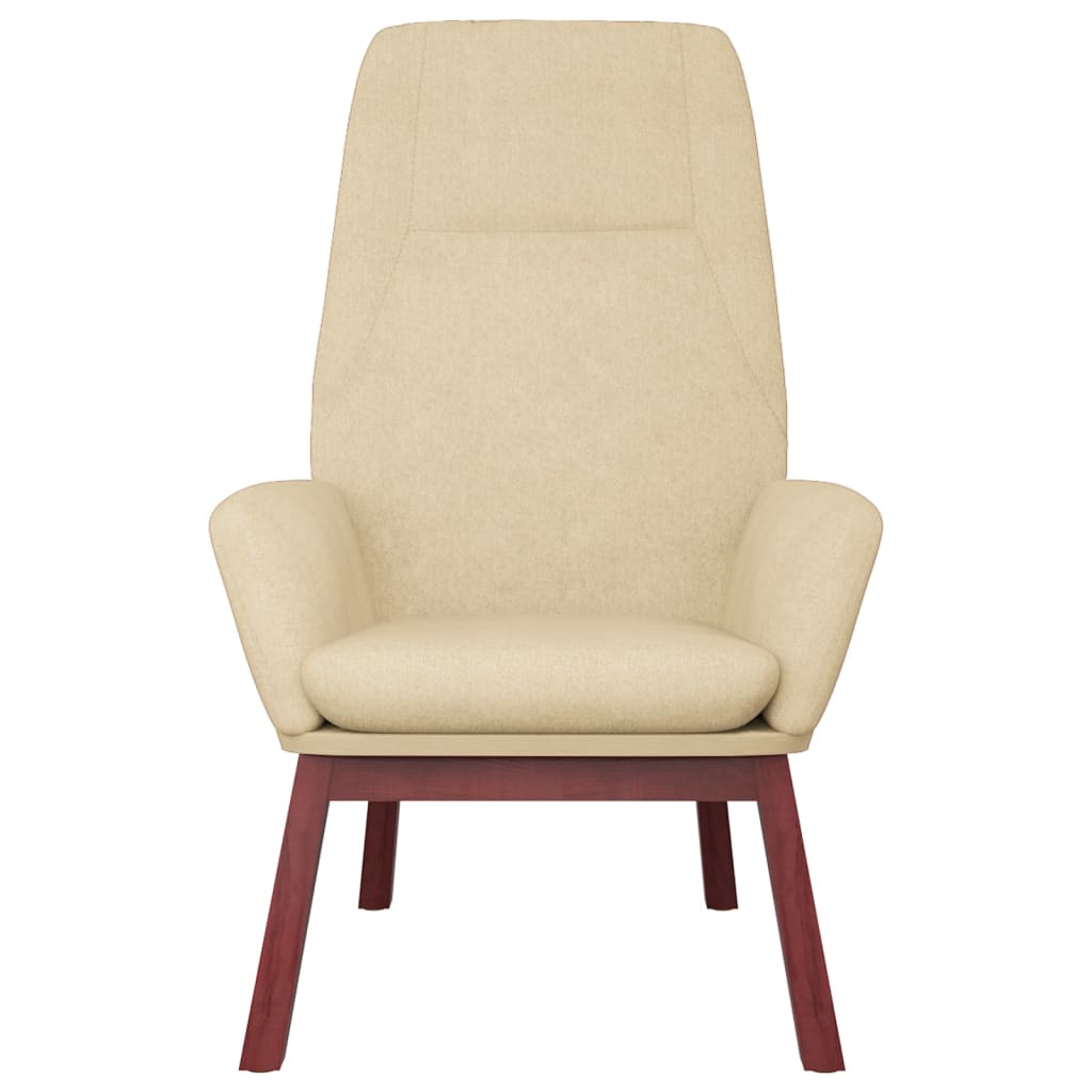 Relaxstoel stof crèmekleurig is nu te koop bij PeponiXL, paradijselijk wonen!