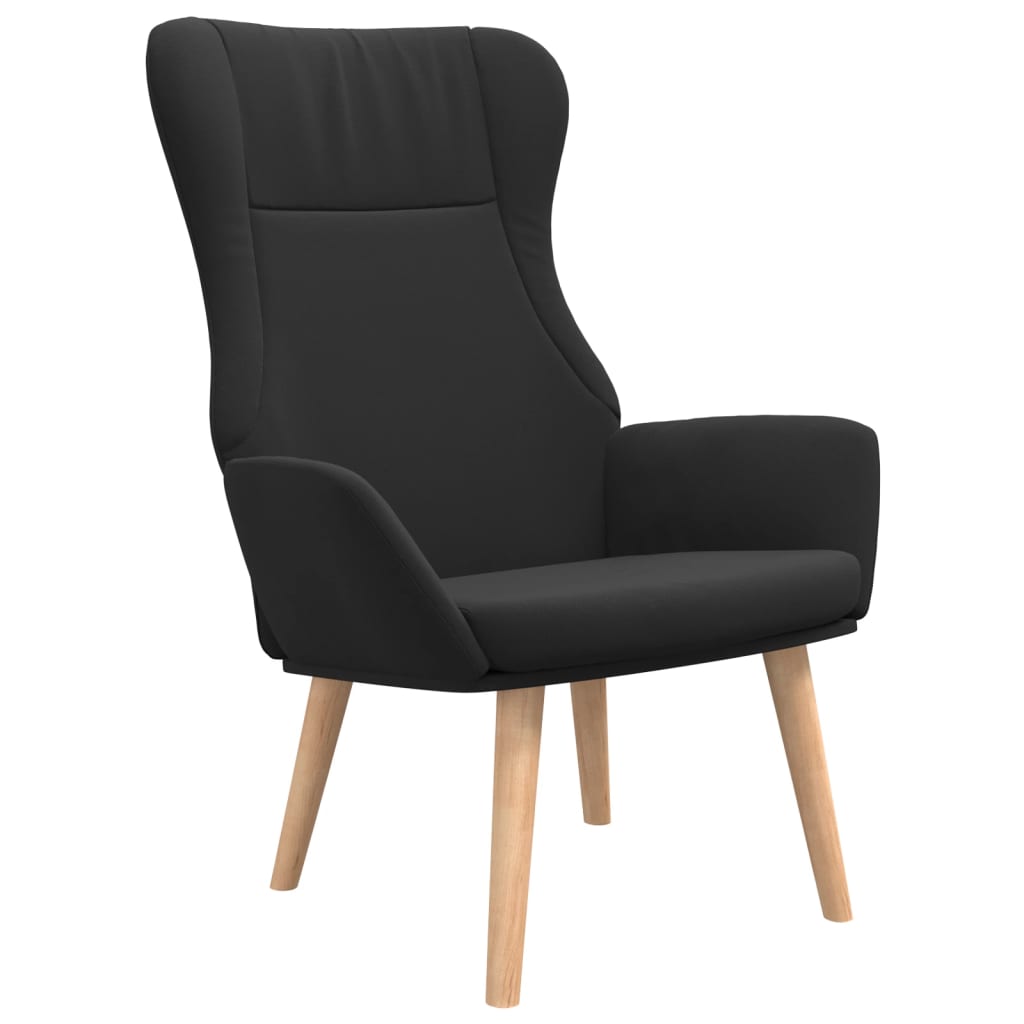 Relaxstoel stof zwart is nu te koop bij PeponiXL, paradijselijk wonen!
