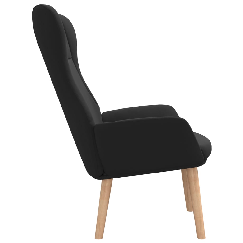 Relaxstoel stof zwart is nu te koop bij PeponiXL, paradijselijk wonen!